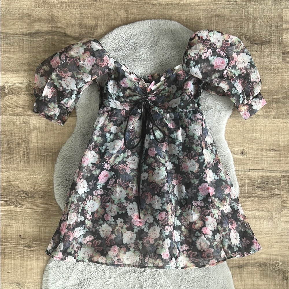 70F/21C Floral Mini Dress - Picture 3 of 7